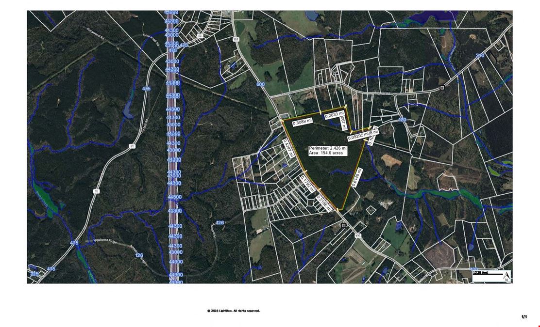 Massive Interstate I-77 Corridor 195-Acre Confluence of Deliverables Site