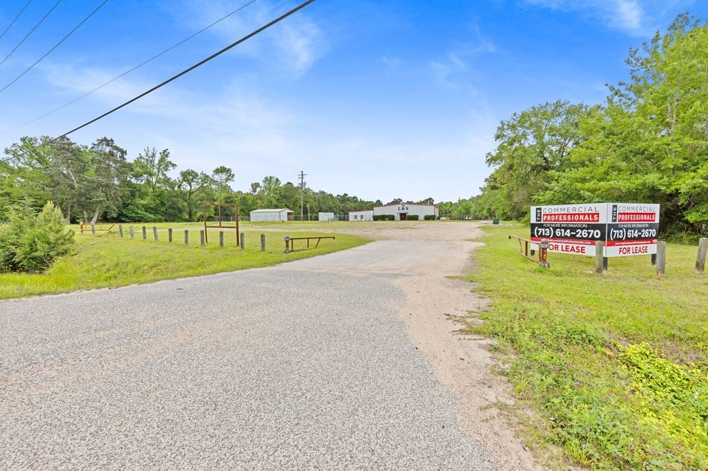INDUSTRIAL SPACE FOR LEASE 516 FM 3083 Rd,. | 10,220 Sq. Ft.| 5.02 Acres