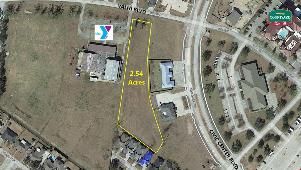 Commercial Lot Near Houma-Terrebonne Civic Center