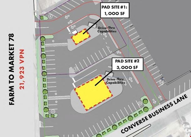 Preview of Retail space for Rent at 9150 Farm-to-market Road 78
