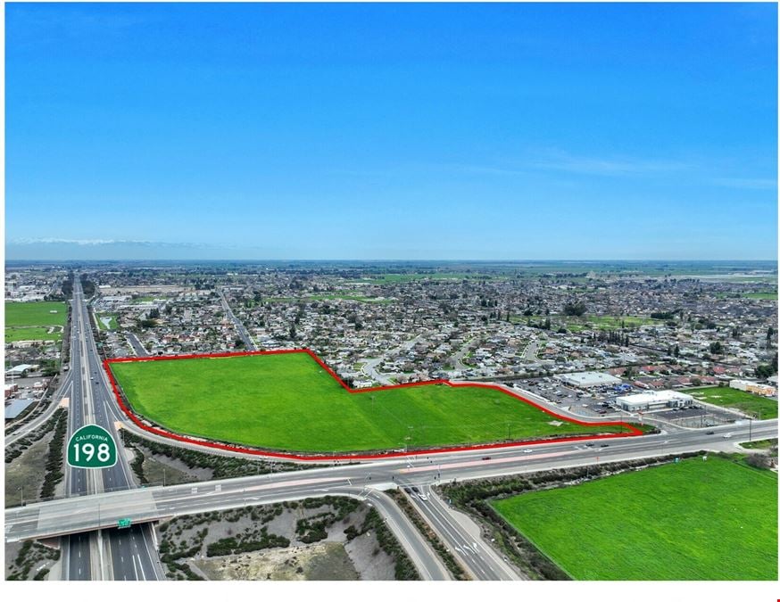 Commercial Retail Parcel Available Off HWY-198 in Hanford, CA