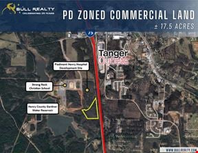 PD Zoned Commercial Land  | ± 17.5 Acres