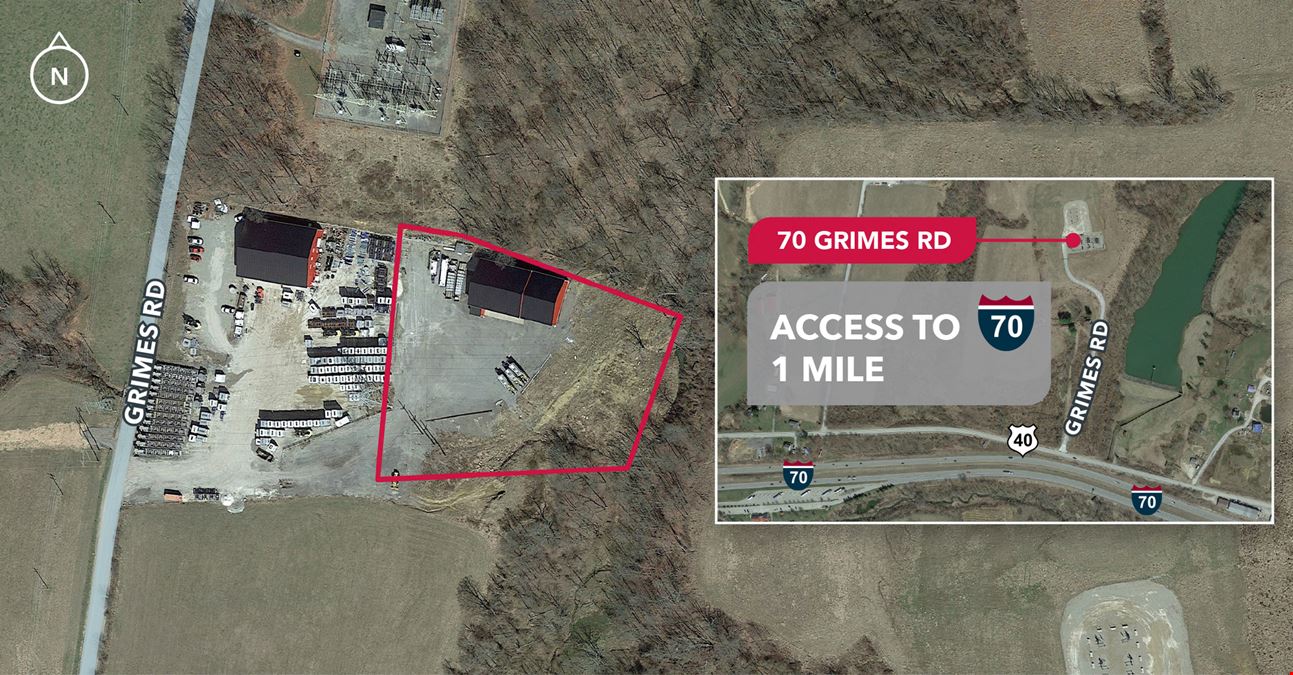 Building B - 7,808 SF Industrial Building with 1-Acre Yard