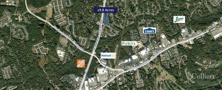 ±9.8 Acres with frontage on North Lake Drive | Lexington, SC