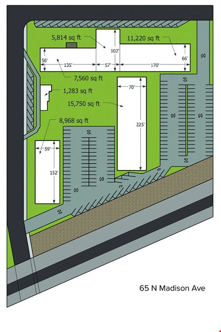 Preview of commercial space at 65 North Madison