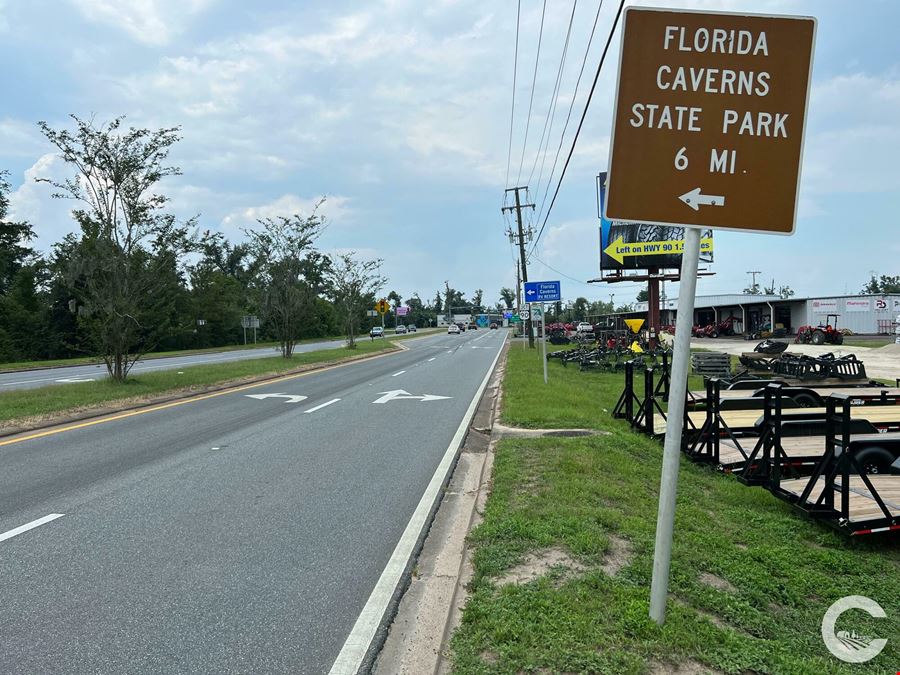 .68  Acre Commercial Land for Sale on High-Traffic Route in Marianna, FL