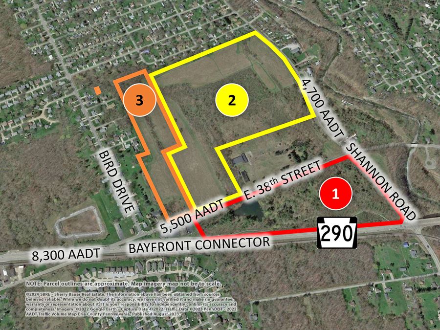 Up to 99± Acre Development Site Near Penn State Behrend