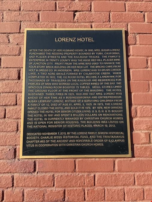 Historic Lorenz Hotel Retail Space