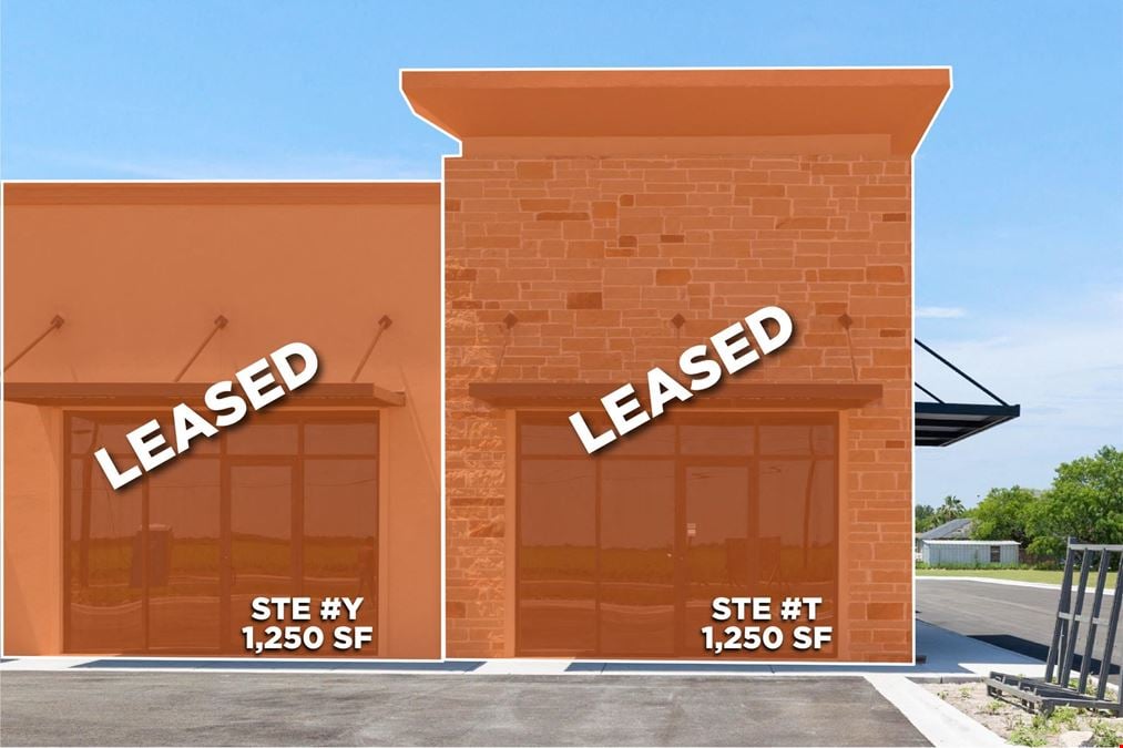 1,250 SF Retail Spaces | Elsa TX