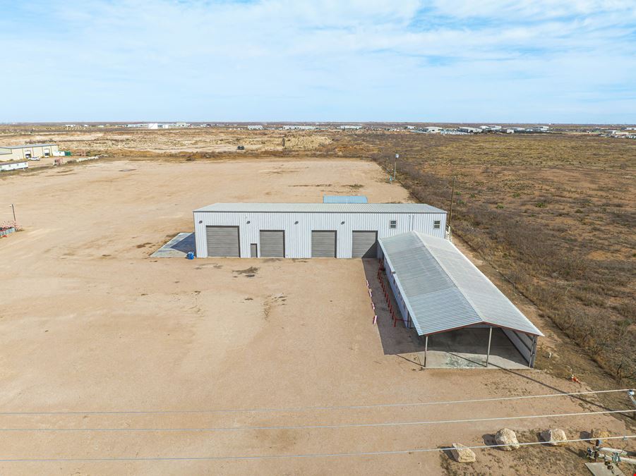 10 Acres + RV Hookup Maintenance Facility