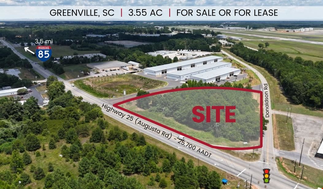3.55 ac For Sale or For Lease - Greenville, SC