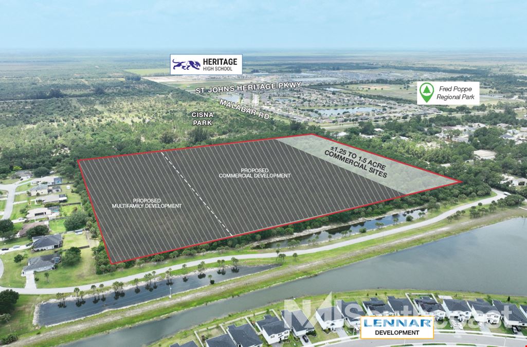 ±1.25 to 1.5 Acre Commercial Sites