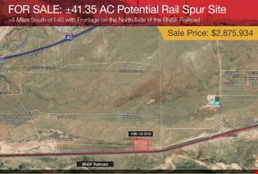 ±41.35 Acre I-40 & N. BNSF Railroad