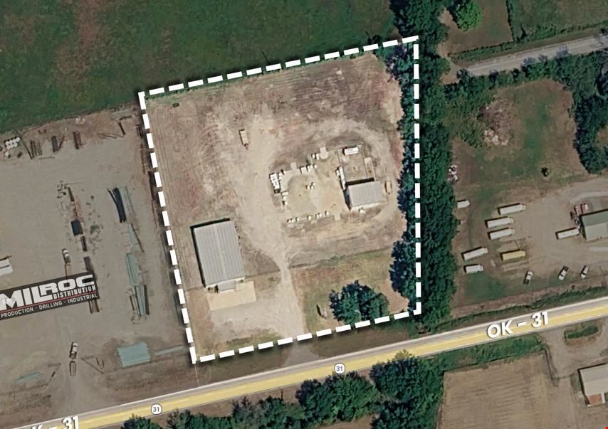 Field Office w/ 3-Acre Yard and Heavy Powered Shop