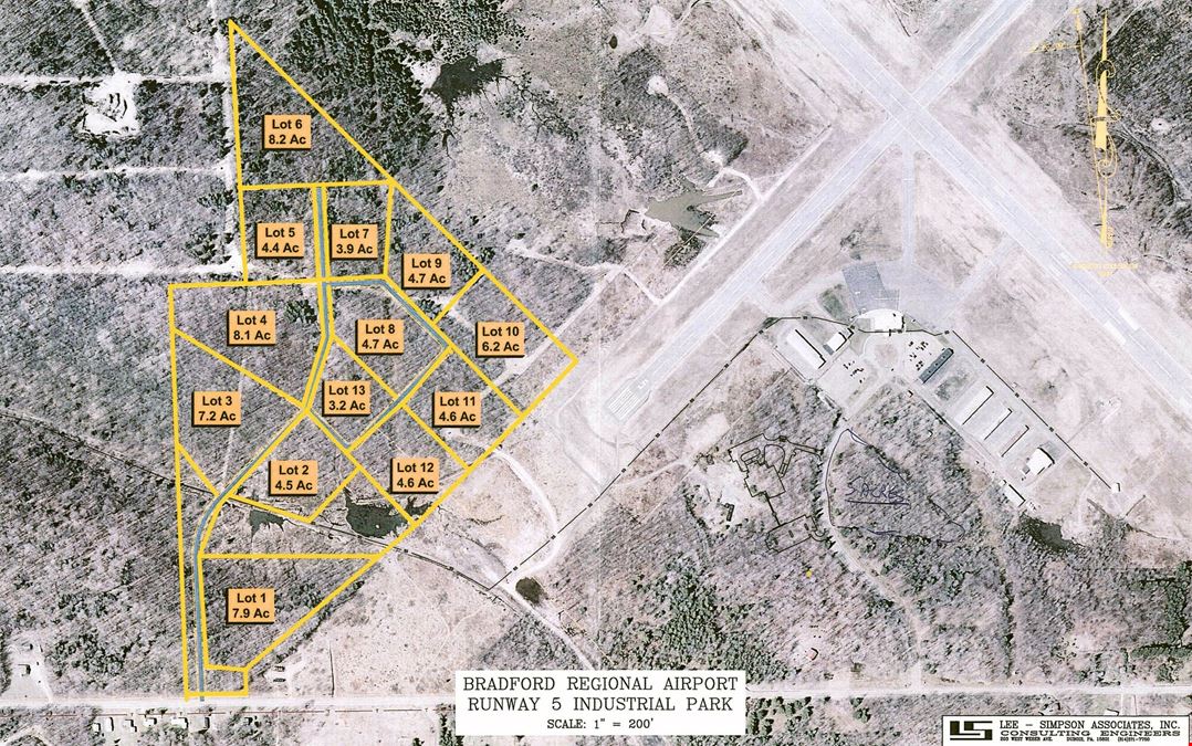 212 Airport Rd - 1.0 - 82.0 Acres Vacant Land Bradford Airport