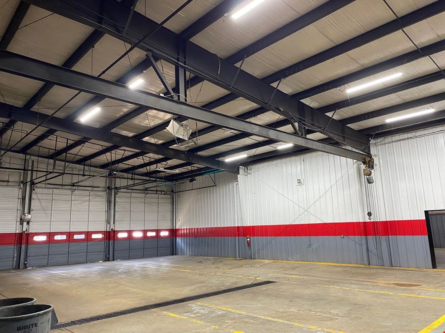 Heavy Equipment Service Center with 2 acre Drop Yard
