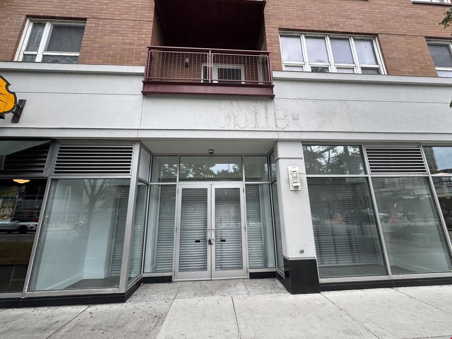 Retail Space For Lease Along Sheridan Road At Base Of The Morgan At Loyola Station