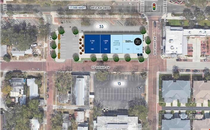Preview of Retail space for Rent at 4th St SW & W Bay Dr