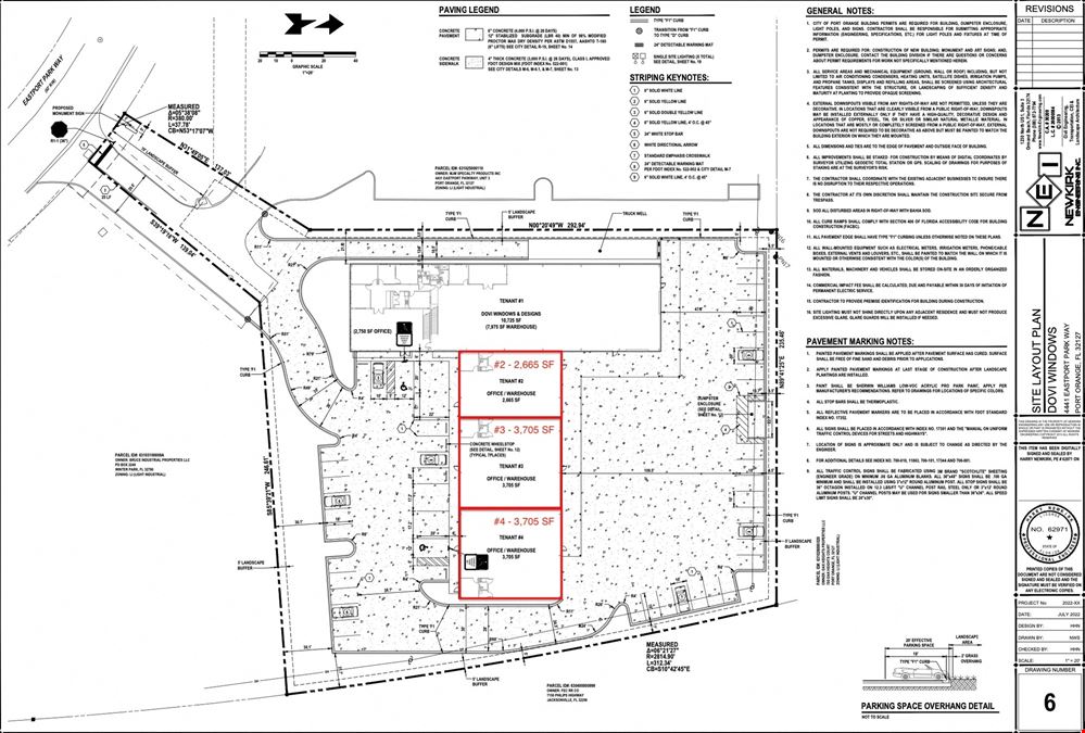 Port Orange Industrial Units for Lease - 2,665 - 10,075 SF