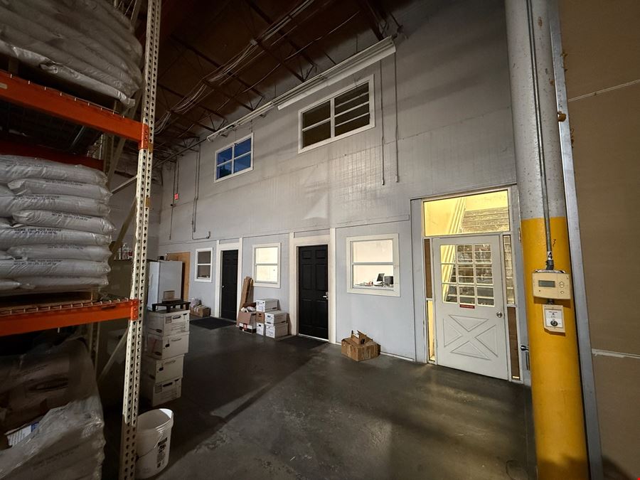 Large Industrial Building With Storefront