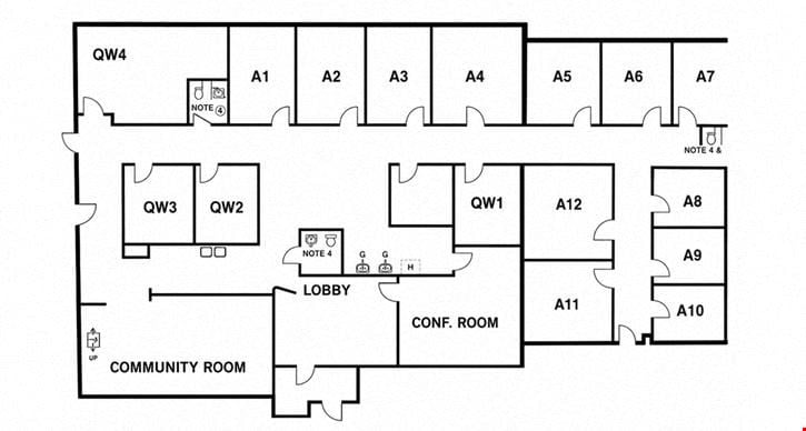 ±5,900-SF Office Building for Lease off I-385