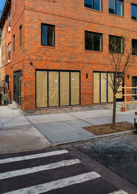 600 SF | 115 Rogers Avenue | Prime Corner Retail Space With Brand New Glass Storefront for Lease