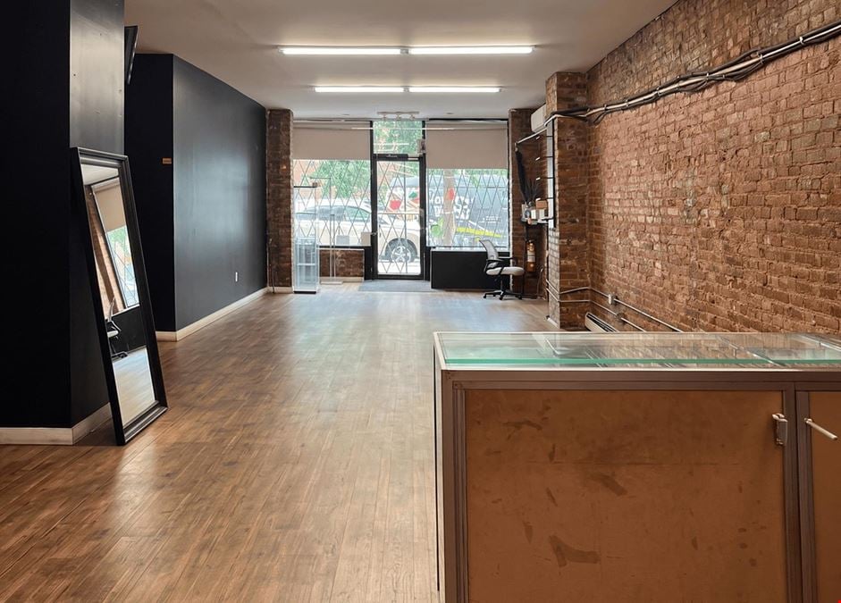 800 SF | 188 Tompkins Avenue | Bed-Stuy Vanilla Box Retail/Office With Backyard for Lease