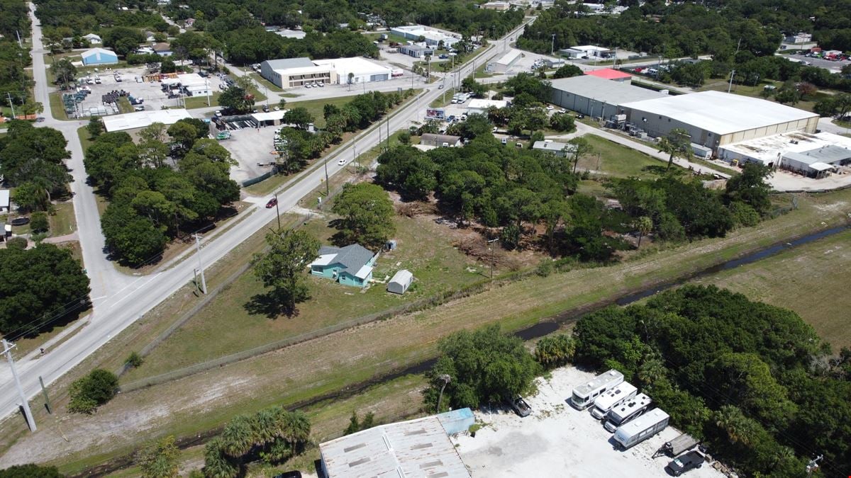 2.06 +/- Acre Industrial Land with Office