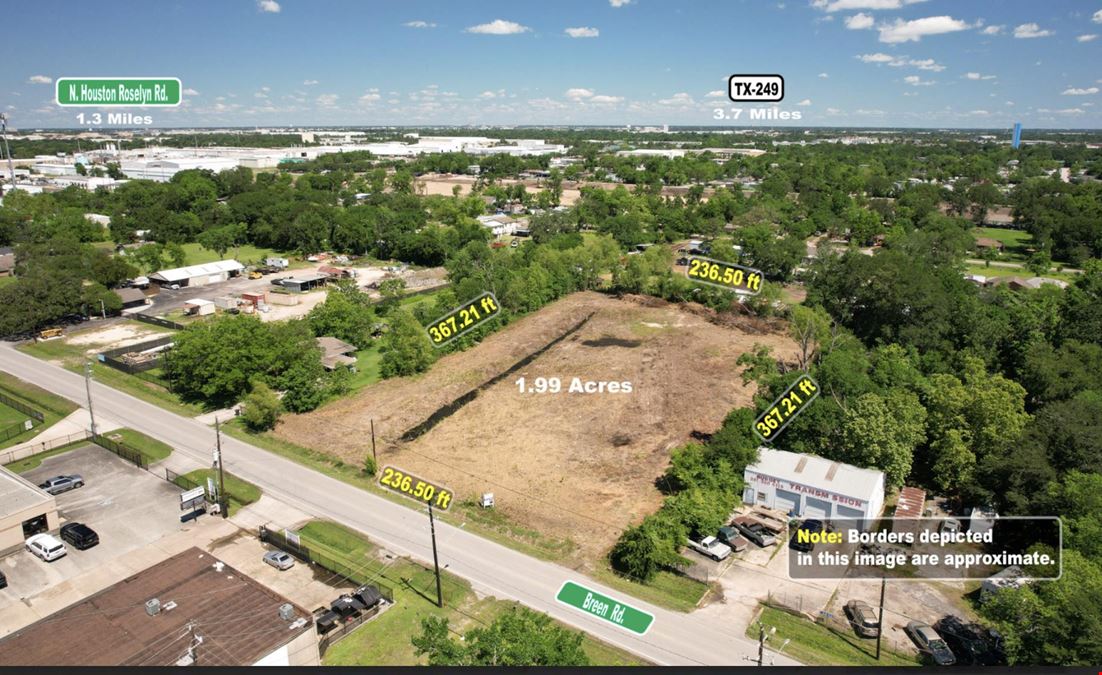 Price Improved! 1.99± AC Development Site Near I-45 / SH-249 / Beltway 8