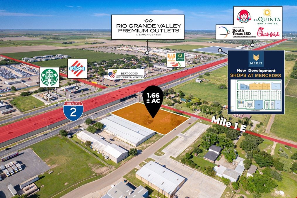 1.66 AC RETAIL PAD SITE | MERCEDES TX