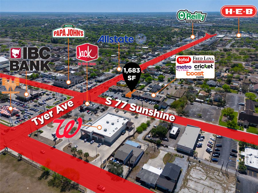 1,683 SF Retail Space | Tyler Square Shopping Center