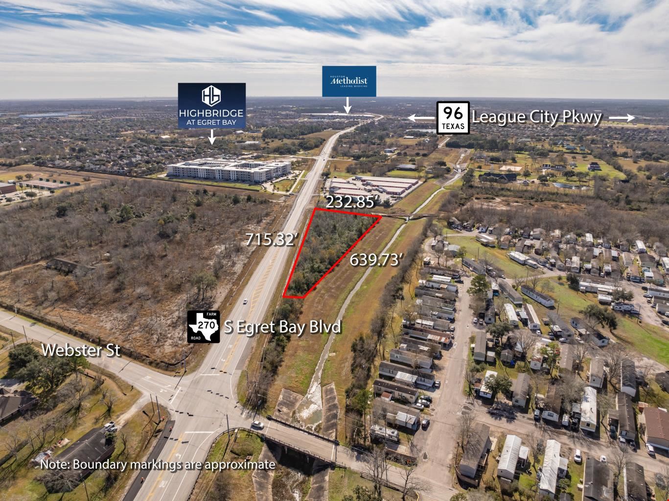 1.93 AC @ Egret Bay Boulevard & Webster Street, League City, Texas 77573