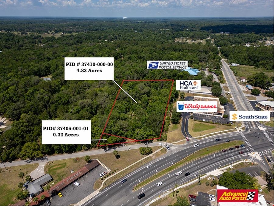 5.09 Acres Zoned B-2 in the City of Belleview