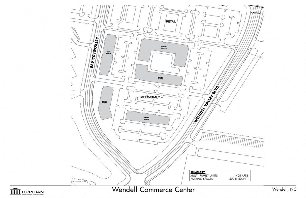 Wendell Commerce Center Multifamily Land