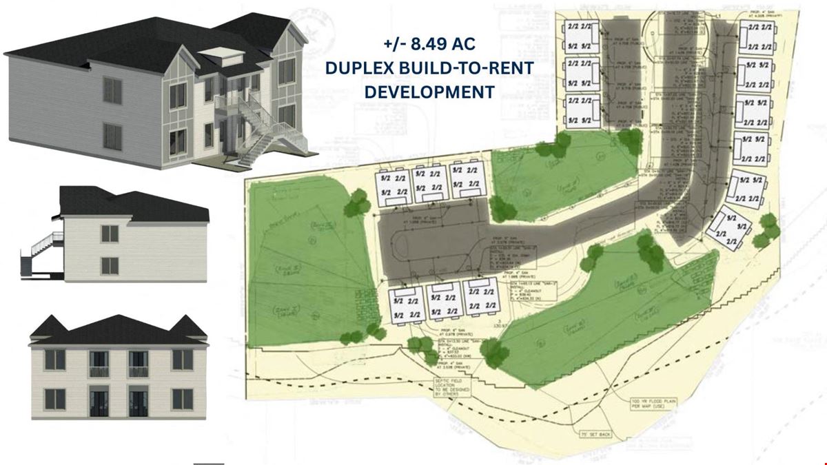 ±8.49 AC | Duplex Build-to-Rent Development Site | DFW Metro