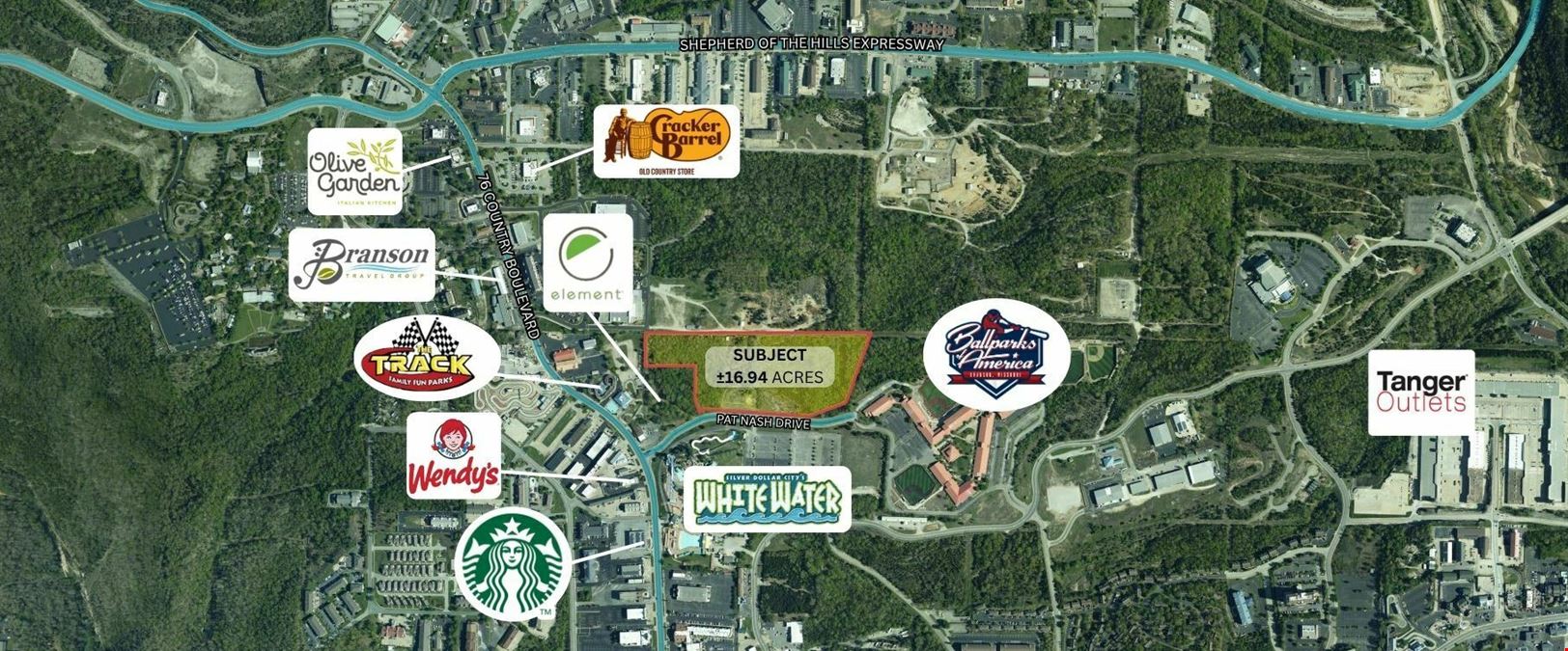 COMMERCIAL LOTS JUST OFF STATE HWY 76 IN BRANSON