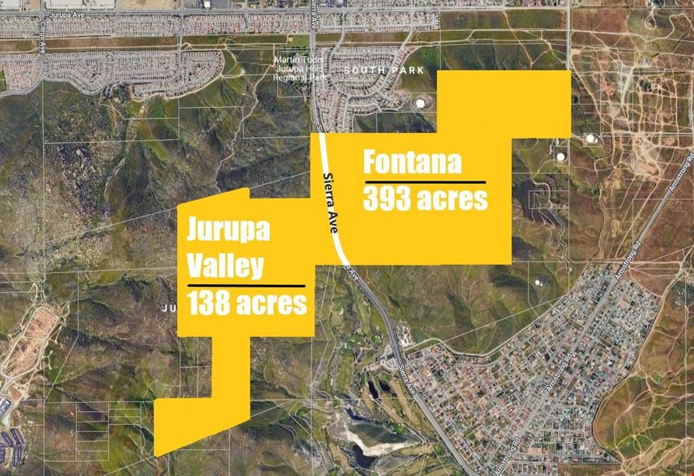 FONTANA & JURUPA VALLEY 531 ACRES