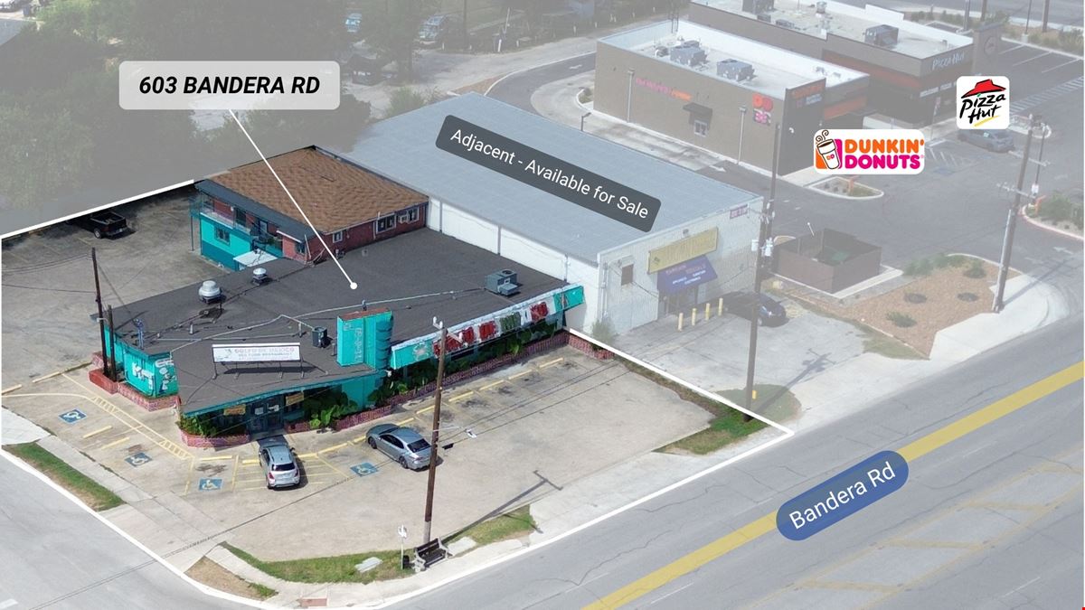 603 Bandera - Corner Restaurant + Apartment | Turnkey Equipment | Validated Corridor