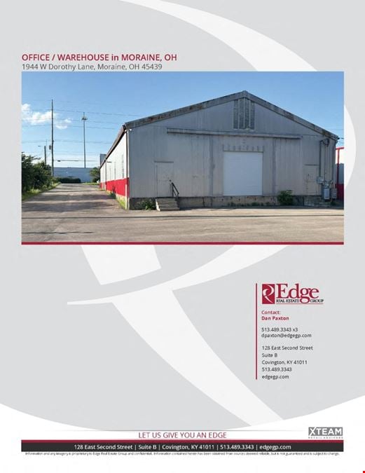 OFFICE / WAREHOUSE in MORAINE, OH