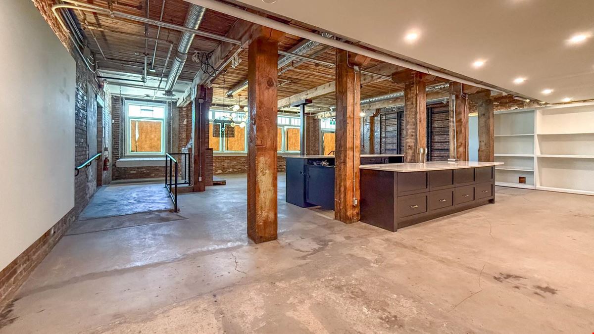 High profile commercial space available in the Old Cannery Building.