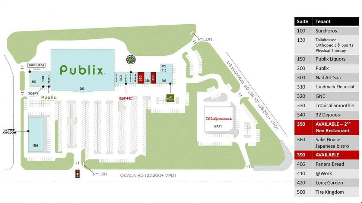 Ocala Corners Publix anchored property