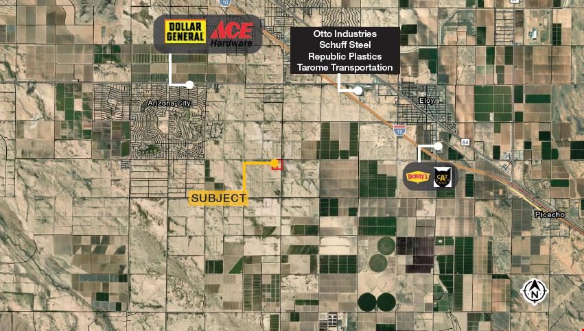SWC Toltec Road & Milligan Road