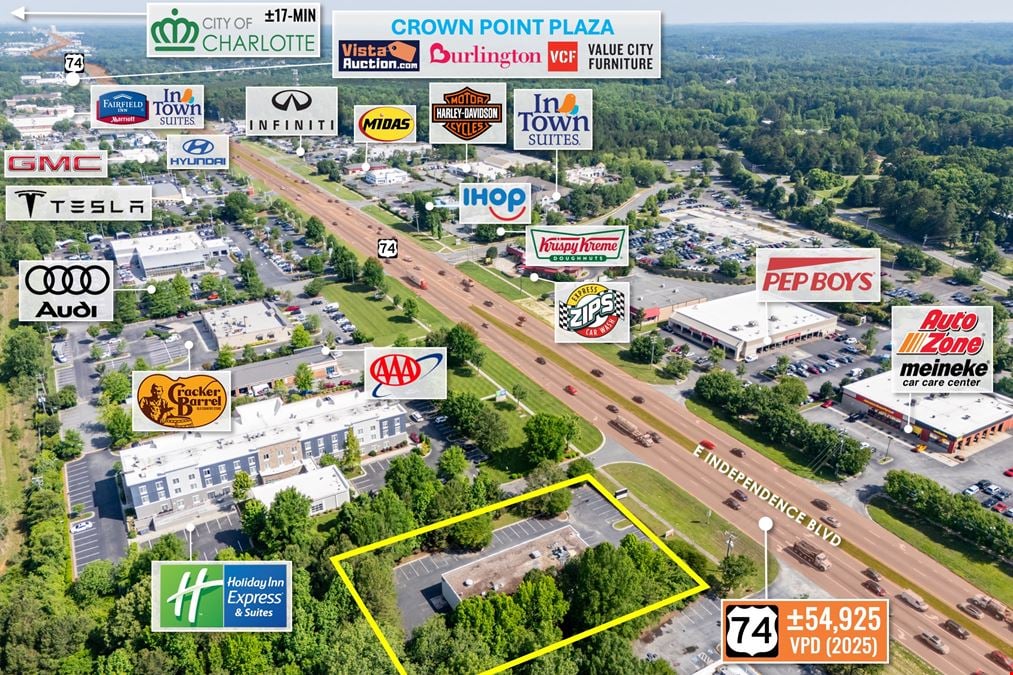 REIT Sale | Former NTB | 54K VPD | Charlotte MSA | $125K HH Income
