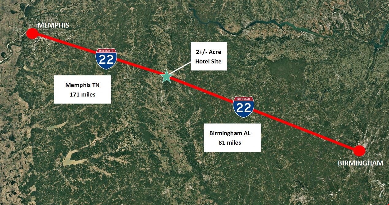 Guin, AL Hotel Site