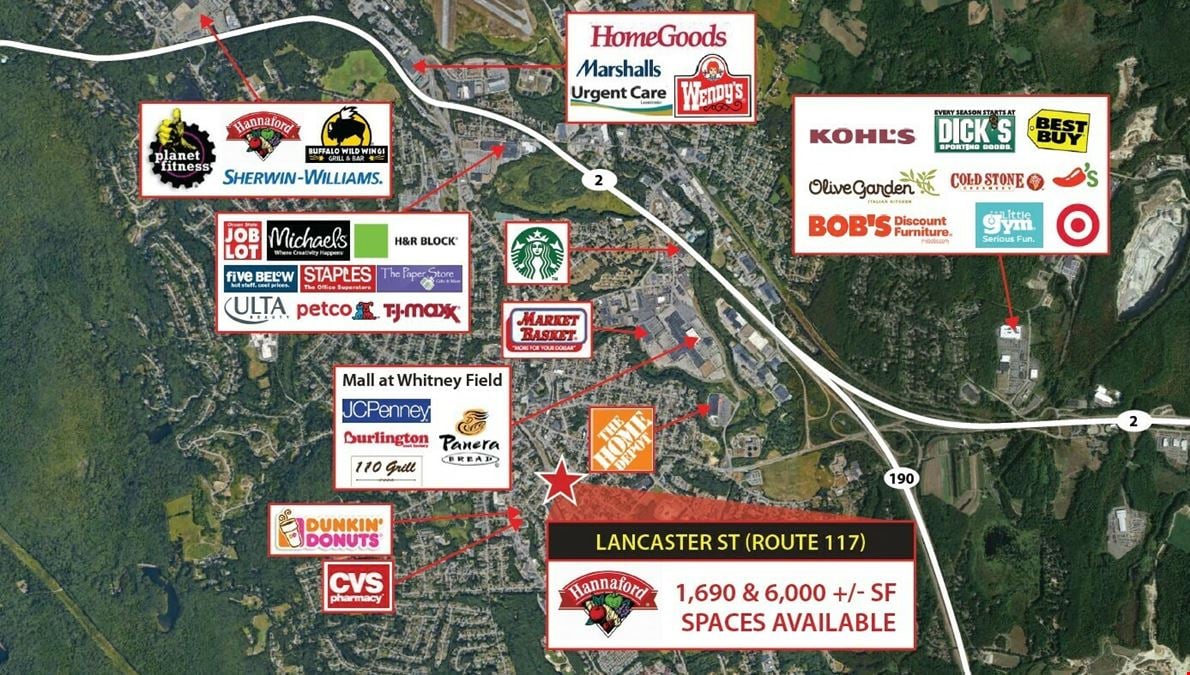 Leominster MA - Hannaford Plaza