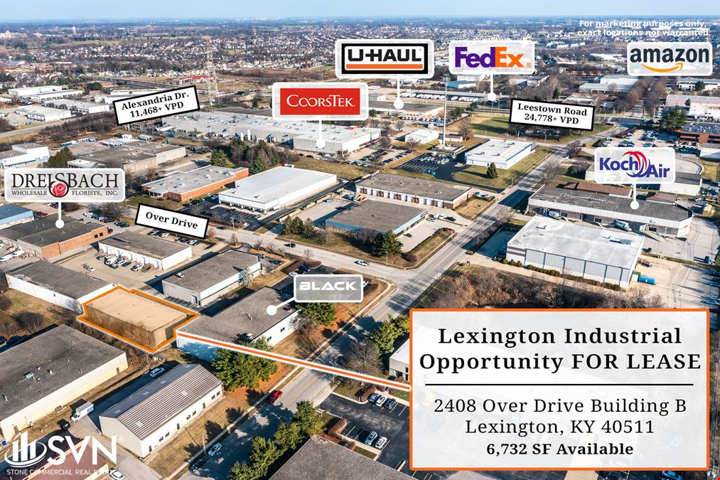 2408 Over Drive Building B - Lexington Industrial Opportunity - FOR LEASE