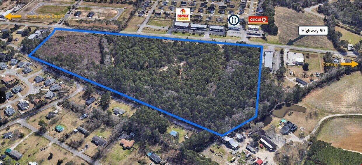20+/- acres on SC 90 (Myrtle Beach MSA)