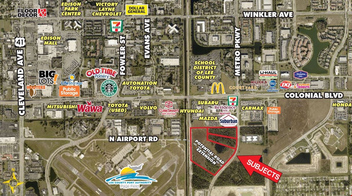 5+ Acres Commercial Intensive, across future Costco