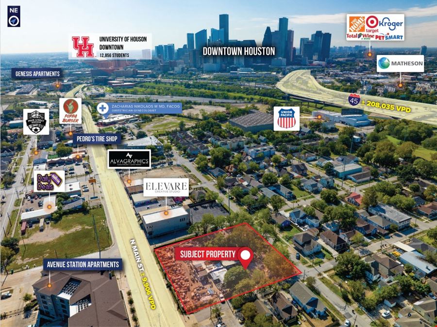 2009 N Main St., Houston, TX 77009 DEVELOPMENT OPPORTUNITY!