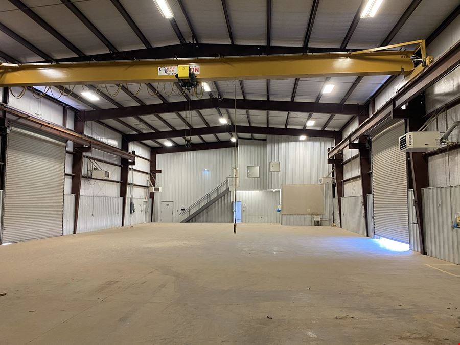 ± 14,500 SF Office/Warehouse with Fenced Yard on ± 10 Acres